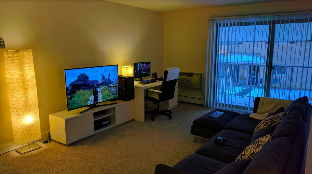 Show Us Gaming Setup Edition Page Living Room Desks Desk Homifind
